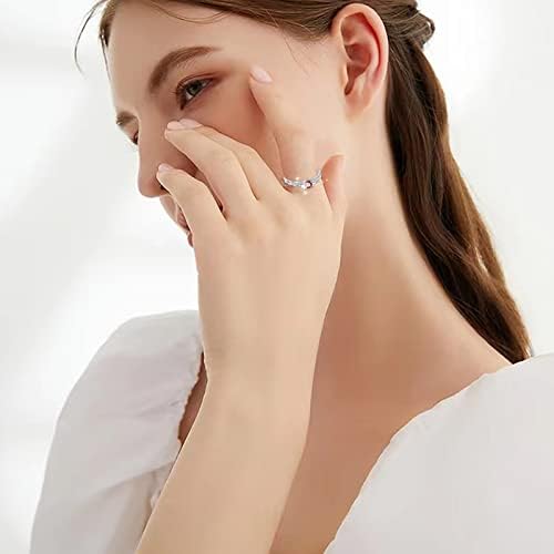 2023 חדש אמטיסט זירקון נשים טבעת יצירתי טבעת תכשיטי יום הולדת מתנת הצעת כלה אירוסין מסיבת טבעת תכשיטי טבעות