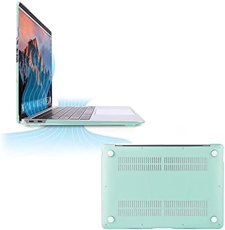 Mosiso תואם ל- MacBook Air 13 אינץ 'מארז 2022 2021 2020 2019 2018 שחרור A2337 M1 A2179 A1932 תצוגת רשתית רשת מזהה מגע,