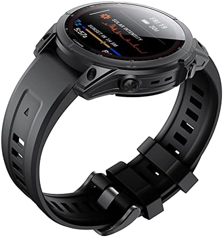 FACDEM Quickfit 26 22 ממ רצועות אוריניגל חכמות עבור Garmin Fenix ​​7 7x Epix 6 6x Pro 5 5x 3HR 945 Silicone Smartwatch