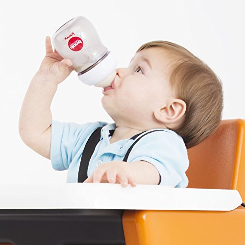 BOOBY BOOB בקבוקי תינוקות העשויים מ- PPSU עמיד בדרגה רפואית עם טכנולוגיית נקייה של זרימת נקייה למניעת קריסת פטמה, לחץ שלילי