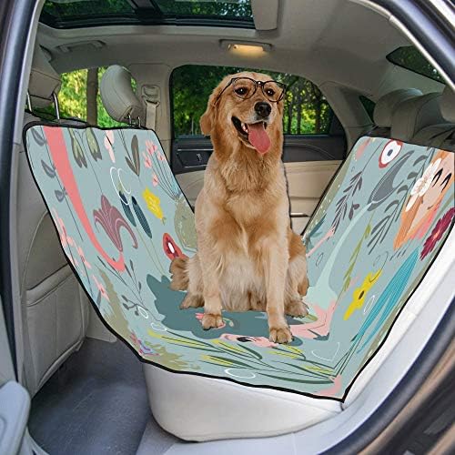כיסוי מושב כלב מותאם אישית קסום עיצוב סגנון בעלי החיים חמוד הדפסת רכב מושב מכסה לכלבים עמיד למים החלקה עמיד רך לחיות