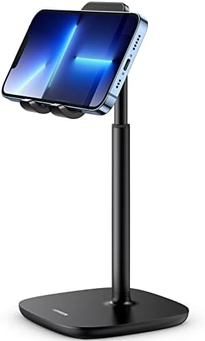 טלפון סלולרי Ugreen גובה שולחן כתיבה מחזיק טלפון מתכוונן תואם לאייפון 13 Pro Max 12 11 SE XS XR 8 7 6 Plus, Galaxy
