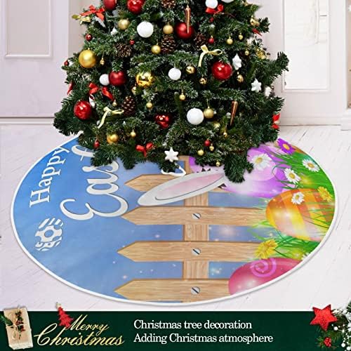 קישוט חצאית עץ חג המולד של Alaza, קישוט חצאית מיני עץ מיני קטן 35.4 אינץ