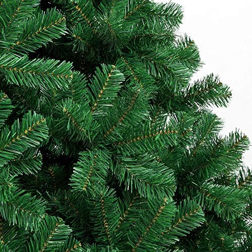 עץ חג מולד מלאכותי של Premium Premium, ידידותי לסביבה עץ אורן עץ ירוק עיצוב ירוק עם הרכבה קלה, רגלי מתכת מוצקות לקישוט