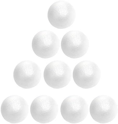 גנריות 10 יחידות 8 סמ כדורי קצף לבן כדורי מלאכה לחג המולד DIY צורות קצף DIY מלאכת אמנויות כדורי כדורים