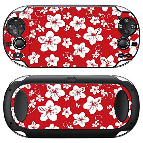 Sony PlayStation Vita Design Skin הוואי אדום מדבקה מדבקה לפלייסטיישן ויטה
