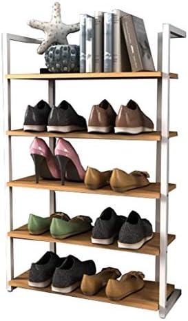 מתלה נעליים HLR ארון נעליים עומד חופשי ארון נעליים מארגן מארגן מתלה מתלה נעליים לברזל למסדרון/אמבטיה/סלון ומסדרון, מקורה
