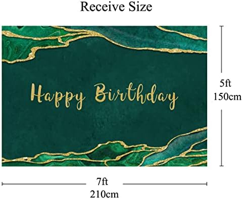 תפאורת יום הולדת ירוק אמרלד לנשים גברים אמרלד ירוק וזהב נצנצים רקע רקע מבוגרים 30th 50 50th 60th 70 יום הולדת עוגת עוגת עוגות